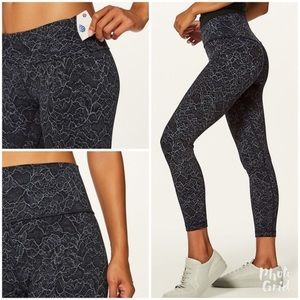 Lululemon Align cropped pattern leggings size 4